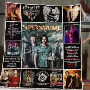 Supernatural Movies Thank You For The Memories 8K910 Gift Lover Blanket II0