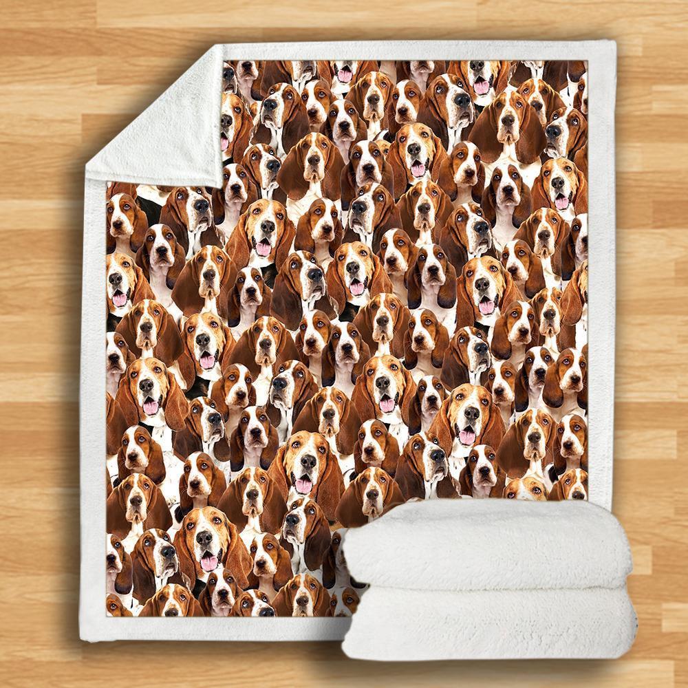 Basset Hound Blanket Basset Hound Blanket