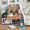 Love Is A Four Legged Word Boston Terrier Fleece Blanket
