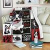 Live Like Someone Boston Terrier Ultra Soft Cozy Fleece Blanket