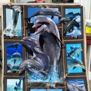 Huge Dolphin Blanket