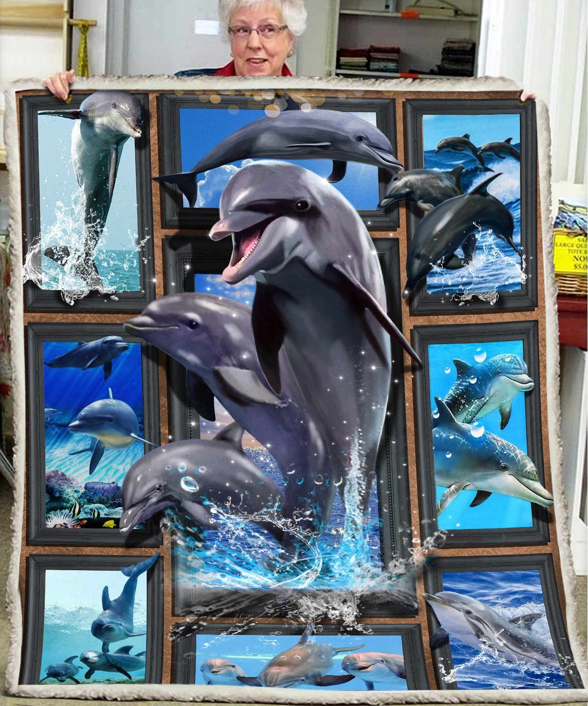 Huge Dolphin Blanket Huge Dolphin Blanket