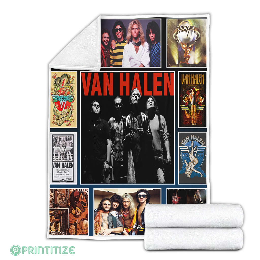 Van Halen Rock Band Fleece Blanket Van Halen Rock Band Fleece Blanket