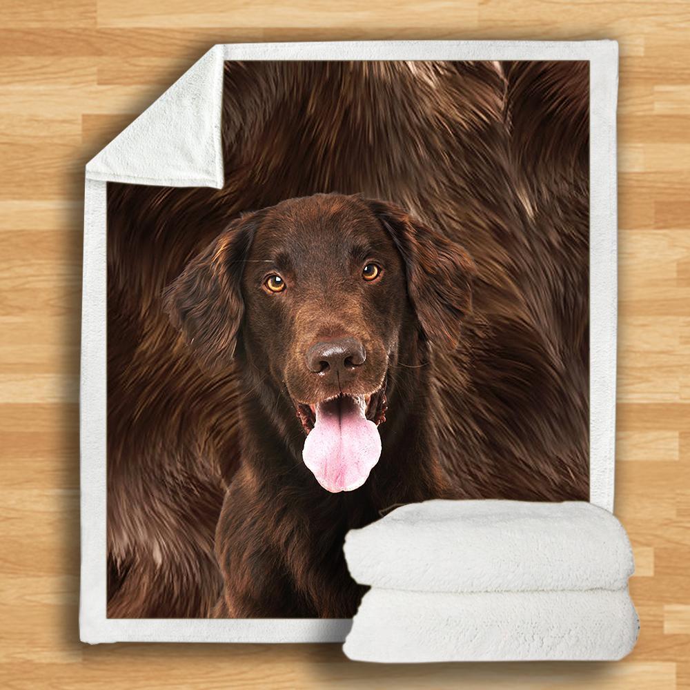 Flat Coated Retriever Blanket Flat Coated Retriever Blanket