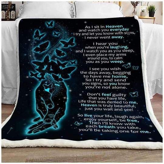 Blanket Butterfly As I Sit In Heaven Blanket Butterfly As I Sit In Heaven