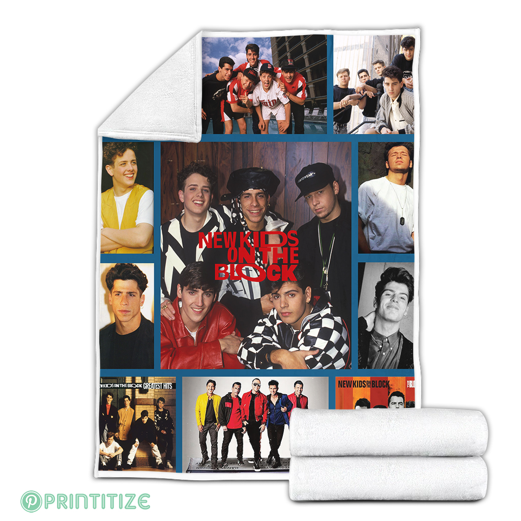 New Kids On The Block Nkotb Fleece Blanket New Kids On The Block Nkotb Fleece Blanket