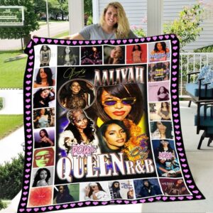 Aaliyah Queen Of Rb Blanket