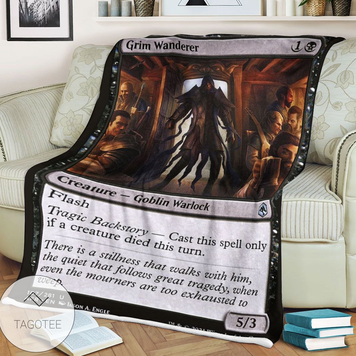 Afr 107 Grim Wanderer Magic The Gathering Mtg Blanket Afr 107 Grim Wanderer Magic The Gathering Mtg Blanket