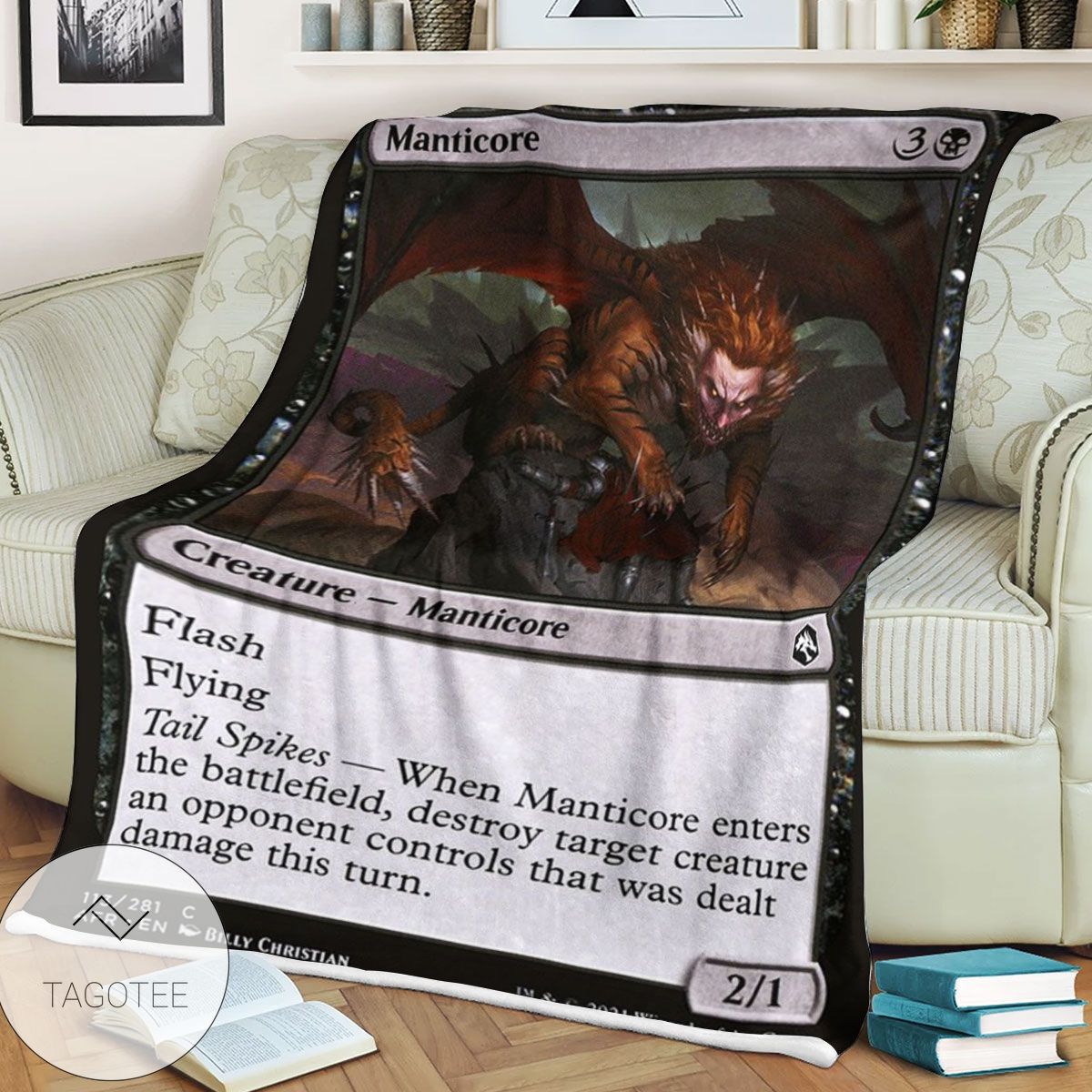 Afr 113 Manticore Magic The Gathering Mtg Blanket Afr 113 Manticore Magic The Gathering Mtg Blanket