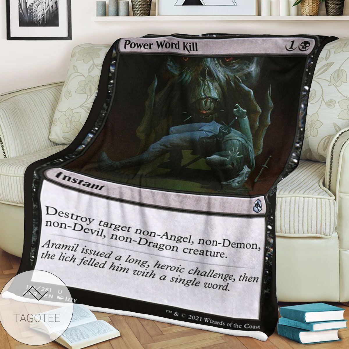 Afr 114 Power Word Kill Magic The Gathering Mtg Blanket Afr 114 Power Word Kill Magic The Gathering Mtg Blanket