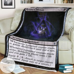 Afr 117 Reaper S Talisman Magic The Gathering Mtg Blanket