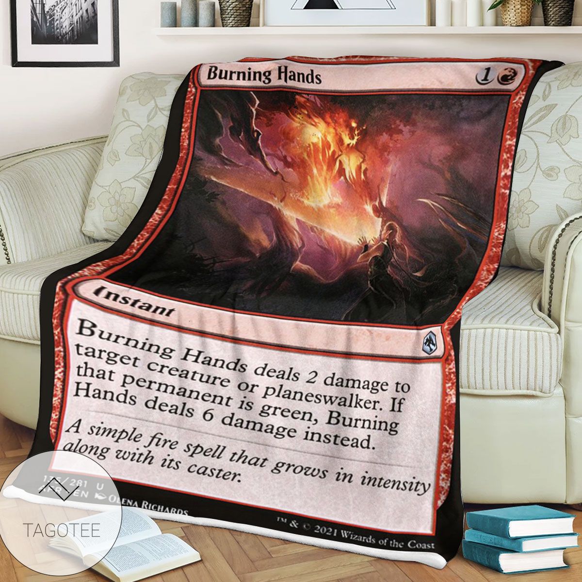 Afr 135 Burning Hands Magic The Gathering Mtg Blanket Afr 135 Burning Hands Magic The Gathering Mtg Blanket