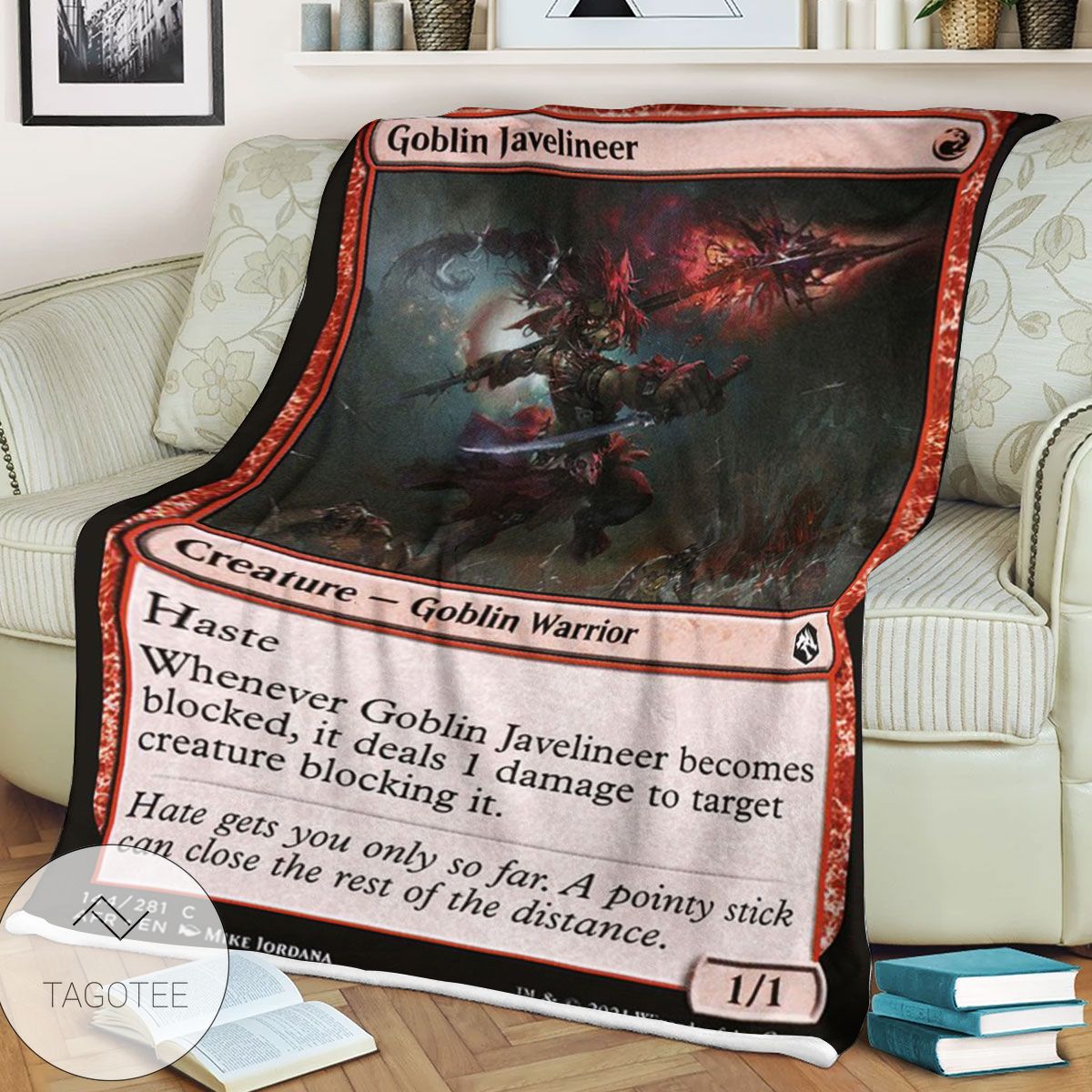 Afr 144 Goblin Javelineer Magic The Gathering Mtg Blanket Afr 144 Goblin Javelineer Magic The Gathering Mtg Blanket