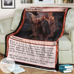 Afr 153 Kick In The Door Magic The Gathering Mtg Blanket