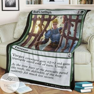 Afr 174 Bull S Strength Magic The Gathering Mtg Blanket