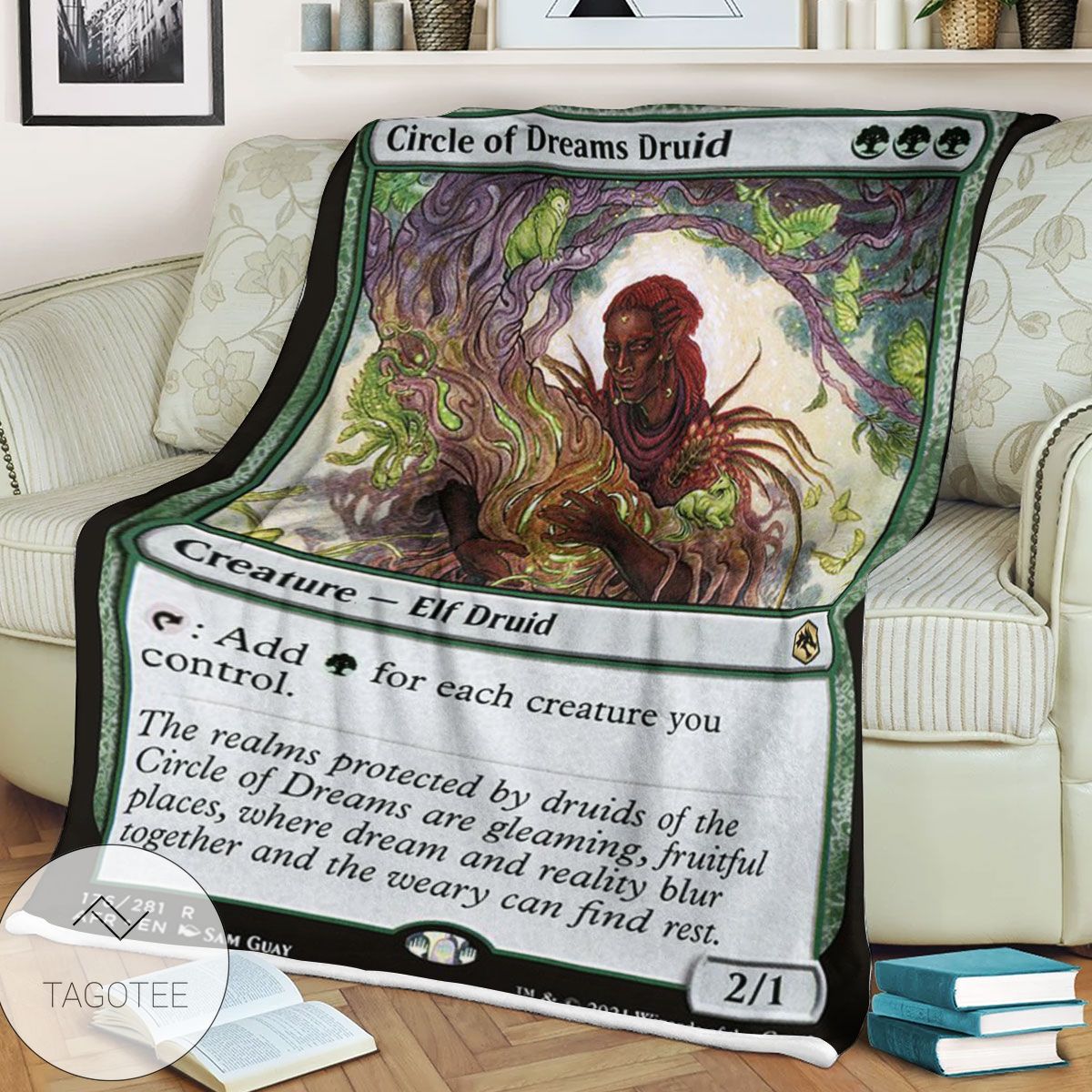 Afr 176 Circle Of Dreams Druid Magic The Gathering Mtg Blanket Afr 176 Circle Of Dreams Druid Magic The Gathering Mtg Blanket