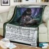 Afr 179 Dire Wolf Prowler Magic The Gathering Mtg Blanket