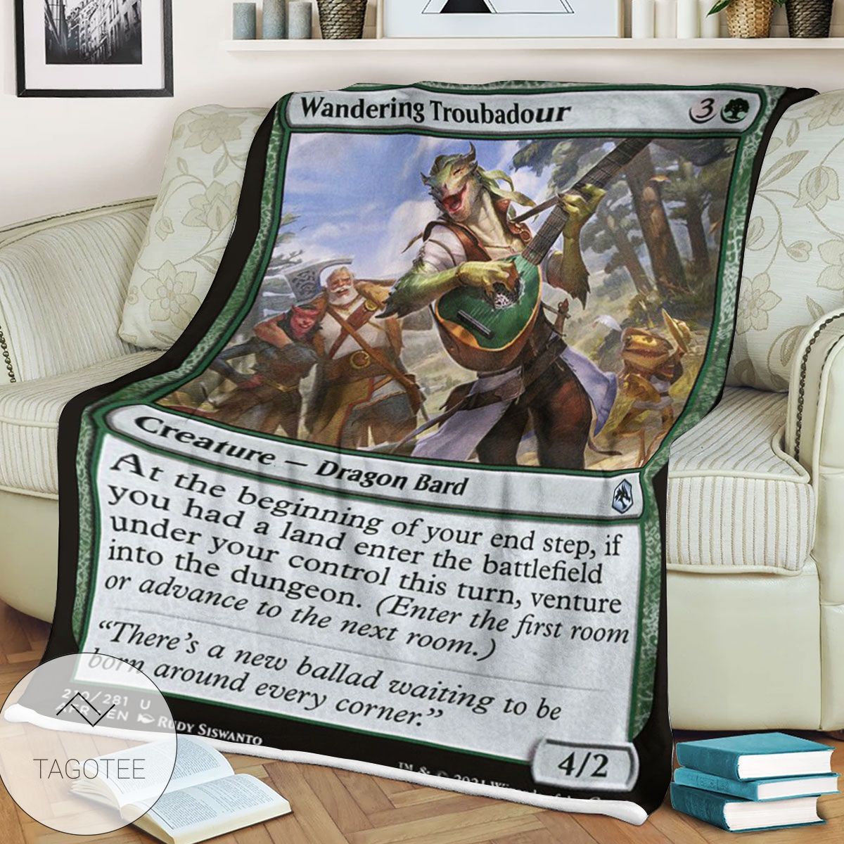 Afr 210 Wandering Troubadour Magic The Gathering Mtg Blanket Afr 210 Wandering Troubadour Magic The Gathering Mtg Blanket