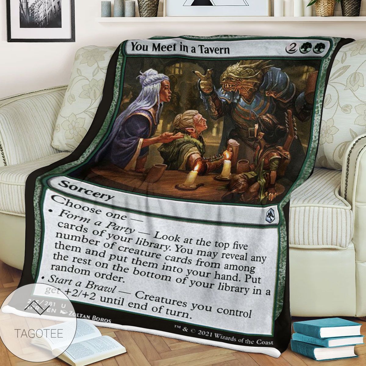 Afr 215 You Meet In A Tavern Magic The Gathering Mtg Blanket Afr 215 You Meet In A Tavern Magic The Gathering Mtg Blanket