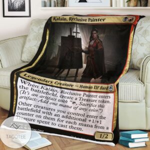 Afr 225 Kalain Reclusive Painter Magic The Gathering Mtg Blanket