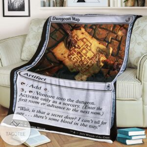 Afr 242 Dungeon Map Magic The Gathering Mtg Blanket