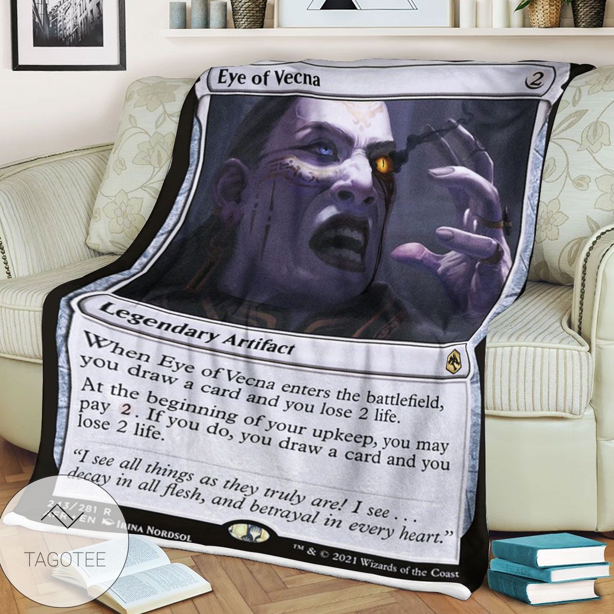 Afr 243 Eye Of Vecna Magic The Gathering Mtg Blanket Afr 243 Eye Of Vecna Magic The Gathering Mtg Blanket