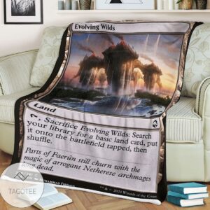 Afr 256 Evolving Wilds Magic The Gathering Mtg Blanket
