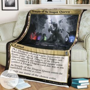 Afr 260 Temple Of The Dragon Queen Magic The Gathering Mtg Blanket