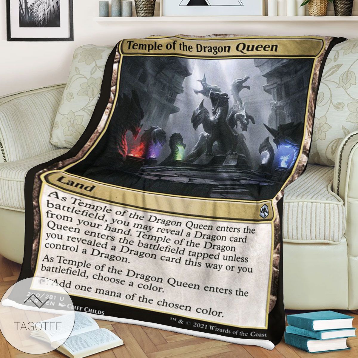 Afr 260 Temple Of The Dragon Queen Magic The Gathering Mtg Blanket Afr 260 Temple Of The Dragon Queen Magic The Gathering Mtg Blanket