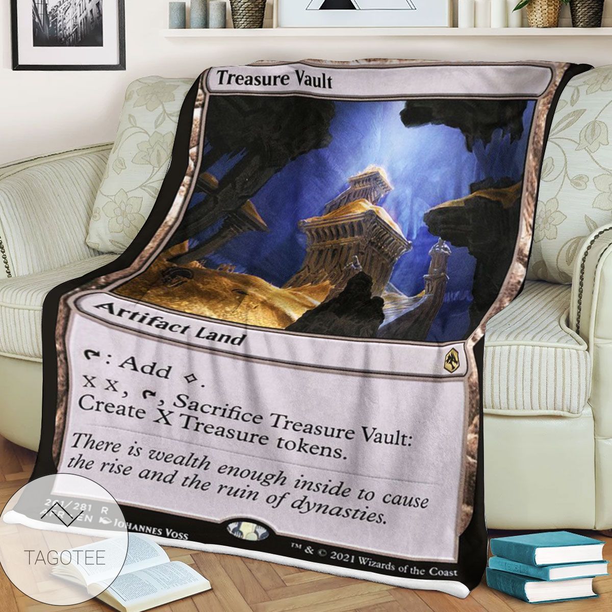 Afr 261 Treasure Vault Magic The Gathering Mtg Blanket Afr 261 Treasure Vault Magic The Gathering Mtg Blanket