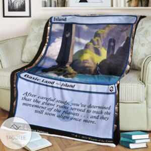 Afr 267 Island Magic The Gathering Mtg Blanket