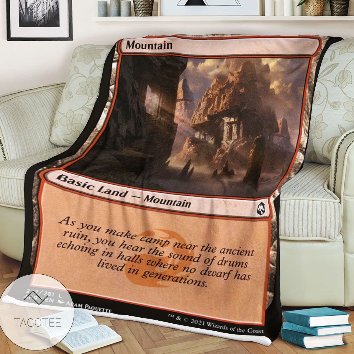 Afr 277 Mountain Magic The Gathering Mtg Blanket Afr 277 Mountain Magic The Gathering Mtg Blanket
