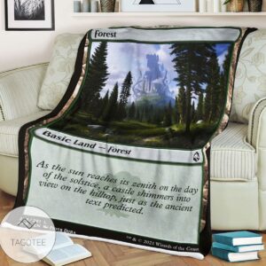 Afr 278 Forest Magic The Gathering Mtg Blanket
