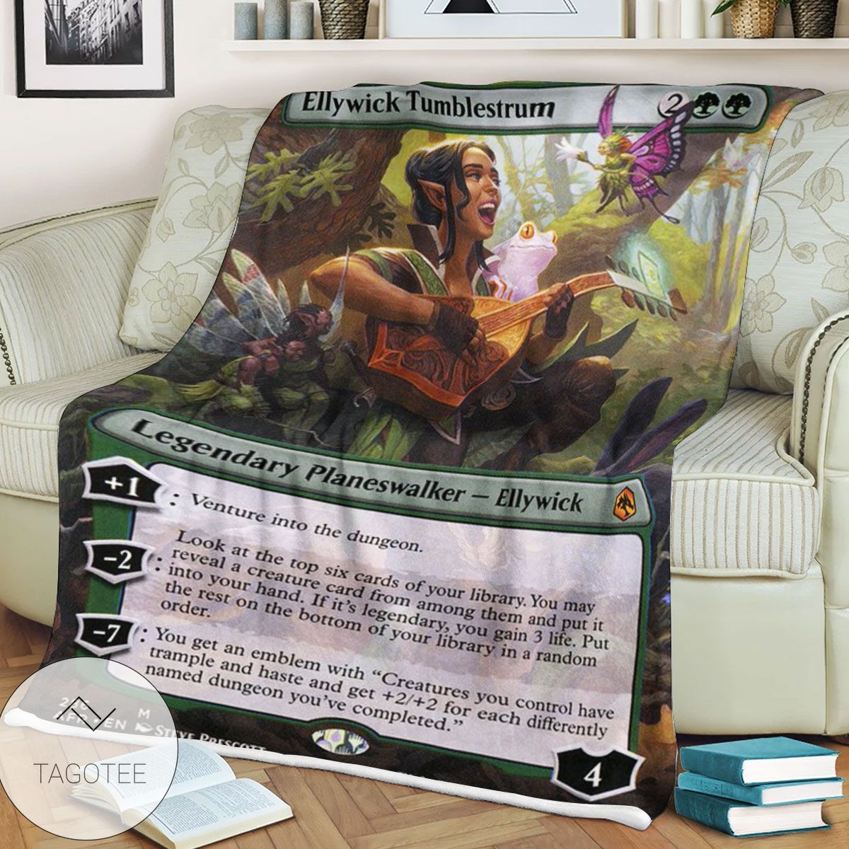 Afr 286 Ellywick Tumblestrum Magic The Gathering Mtg Blanket Afr 286 Ellywick Tumblestrum Magic The Gathering Mtg Blanket