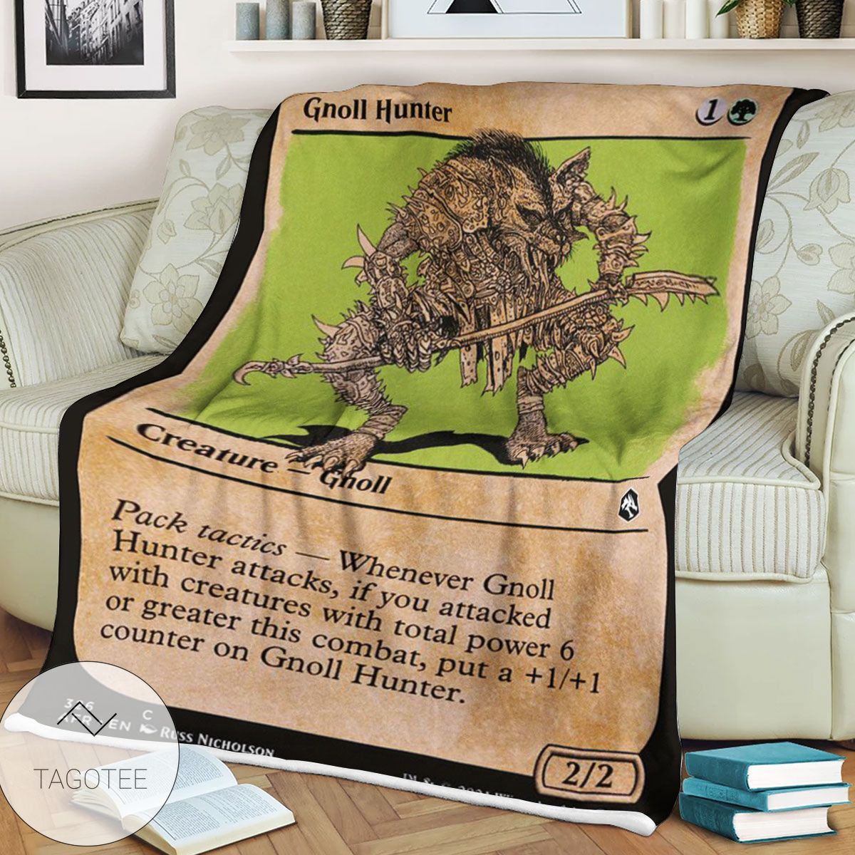 Afr 326 Gnoll Hunter Magic The Gathering Mtg Blanket Afr 326 Gnoll Hunter Magic The Gathering Mtg Blanket