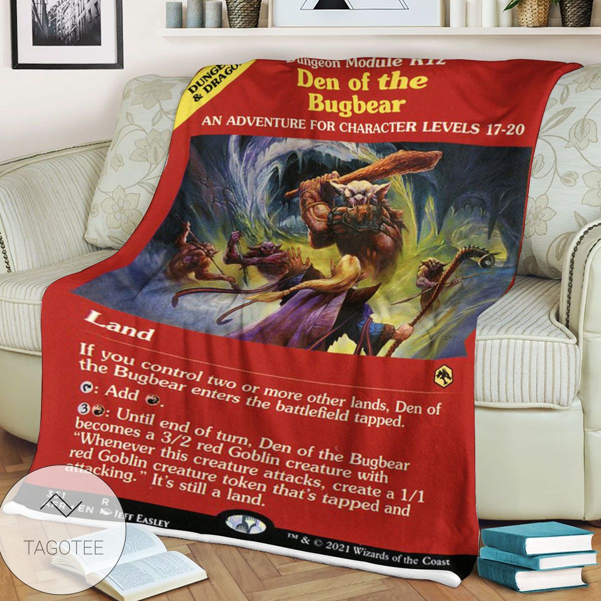 Afr 351 Den Of The Bugbear Magic The Gathering Mtg Blanket Afr 351 Den Of The Bugbear Magic The Gathering Mtg Blanket