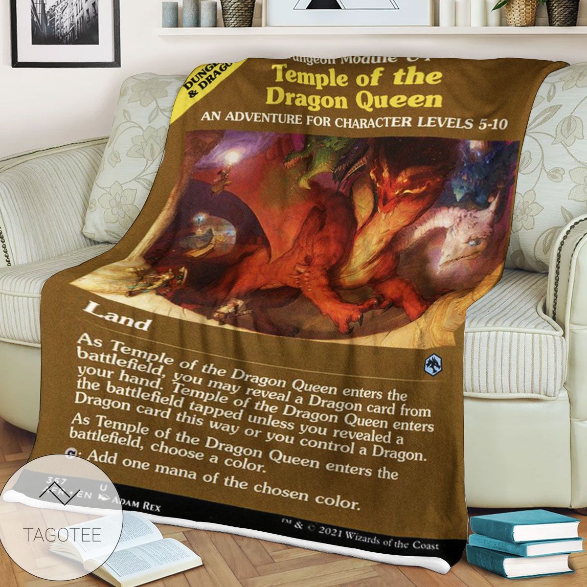 Afr 357 Temple Of The Dragon Queen Magic The Gathering Mtg Blanket Afr 357 Temple Of The Dragon Queen Magic The Gathering Mtg Blanket