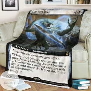 Afr 360 Dancing Sword Magic The Gathering Mtg Blanket