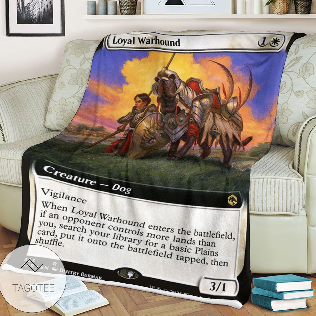 Afr 363 Loyal Warhound Magic The Gathering Mtg Blanket Afr 363 Loyal Warhound Magic The Gathering Mtg Blanket
