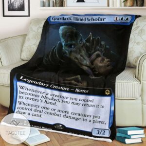 Afr 367 Grazilaxx Illithid Scholar Magic The Gathering Mtg Blanket