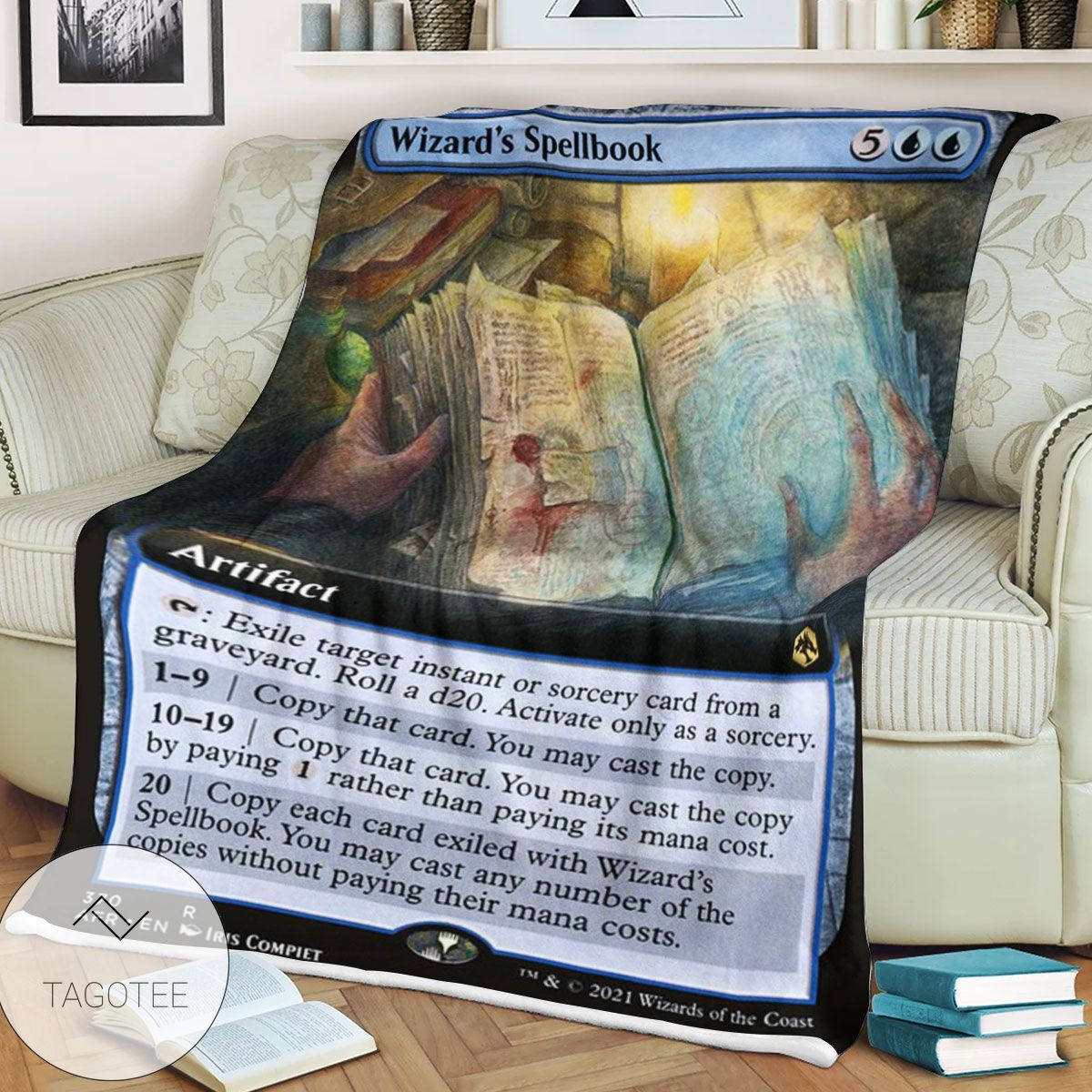 Afr 370 Wizard S Spellbook Magic The Gathering Mtg Blanket Afr 370 Wizard S Spellbook Magic The Gathering Mtg Blanket