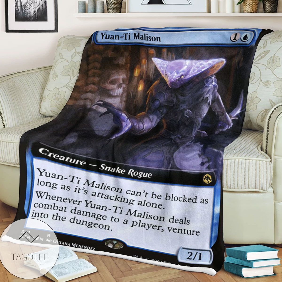 Afr 371 Yuan Ti Malison Magic The Gathering Mtg Blanket Afr 371 Yuan Ti Malison Magic The Gathering Mtg Blanket