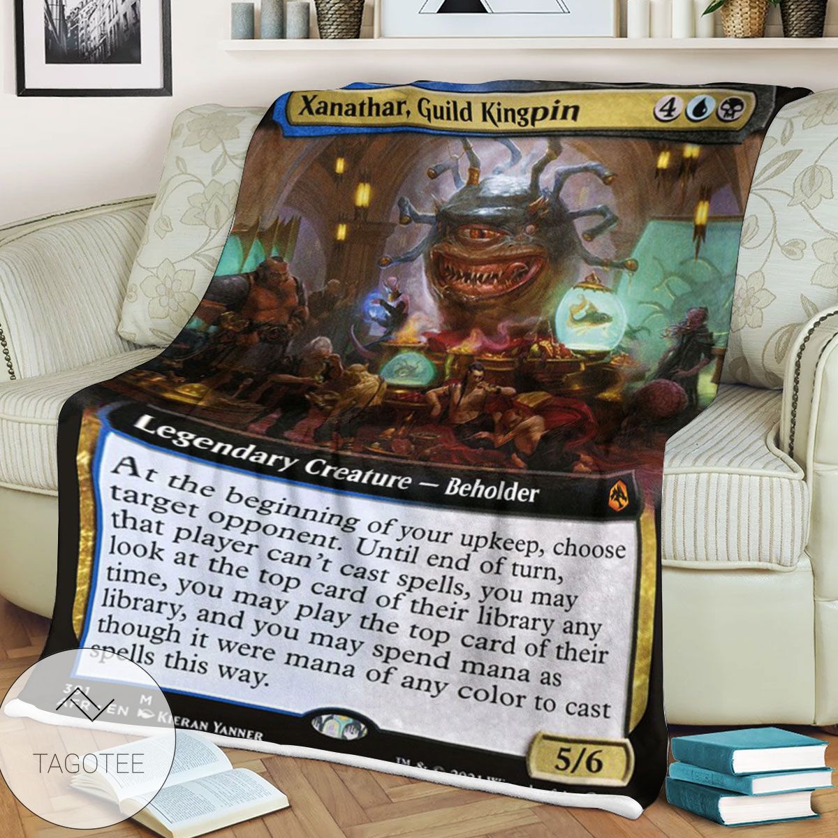 Afr 391 Xanathar Guild Kingpin Magic The Gathering Mtg Blanket Afr 391 Xanathar Guild Kingpin Magic The Gathering Mtg Blanket
