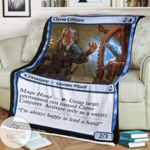 Afr 51 Clever Conjurer Magic The Gathering Mtg Blanket