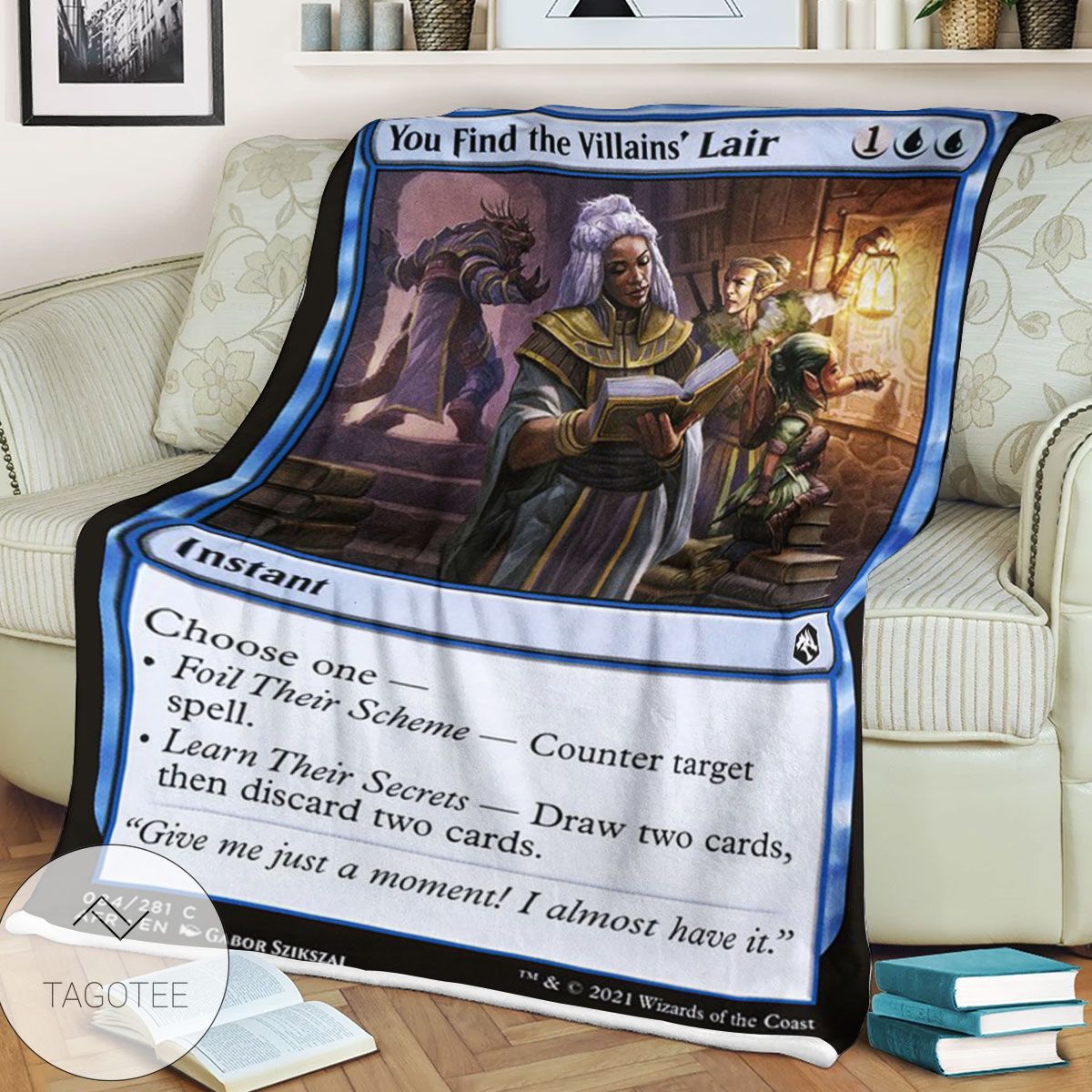 Afr 84 You Find The Villains Lair Magic The Gathering Mtg Blanket Afr 84 You Find The Villains Lair Magic The Gathering Mtg Blanket