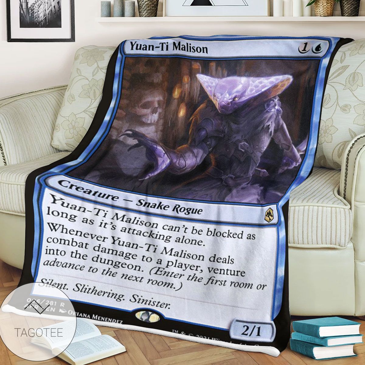 Afr 86 Yuan Ti Malison Magic The Gathering Mtg Blanket Afr 86 Yuan Ti Malison Magic The Gathering Mtg Blanket