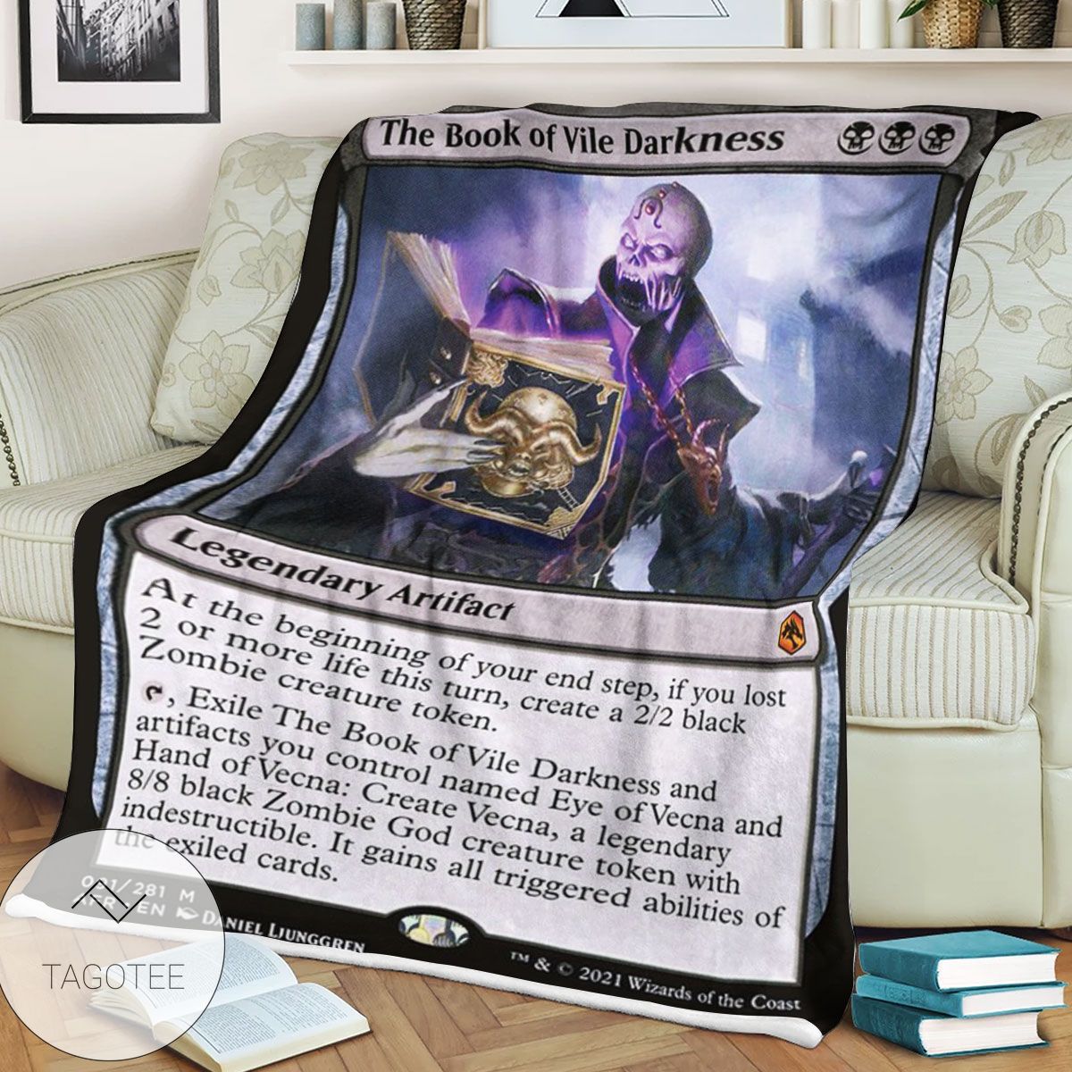 Afr 91 The Book Of Vile Darkness Magic The Gathering Mtg Blanket Afr 91 The Book Of Vile Darkness Magic The Gathering Mtg Blanket
