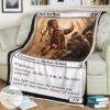 Afr Half Elf Monk Magic The Gathering Mtg Blanket