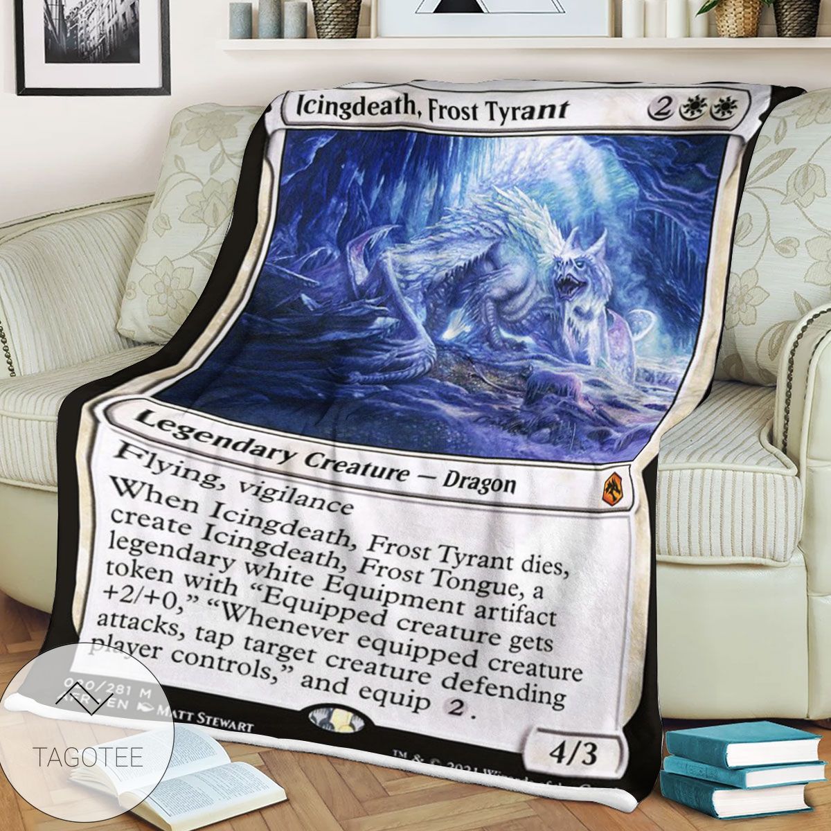 Afr Icingdeath Frost Tyrant Magic The Gathering Mtg Blanket Afr Icingdeath Frost Tyrant Magic The Gathering Mtg Blanket