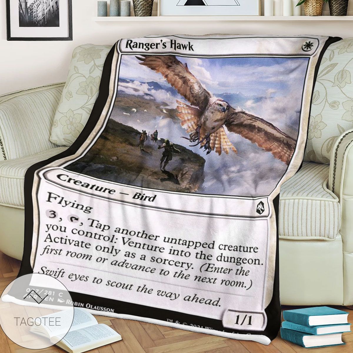 Afr Rangers Hawk Magic The Gathering Mtg Blanket Afr Rangers Hawk Magic The Gathering Mtg Blanket
